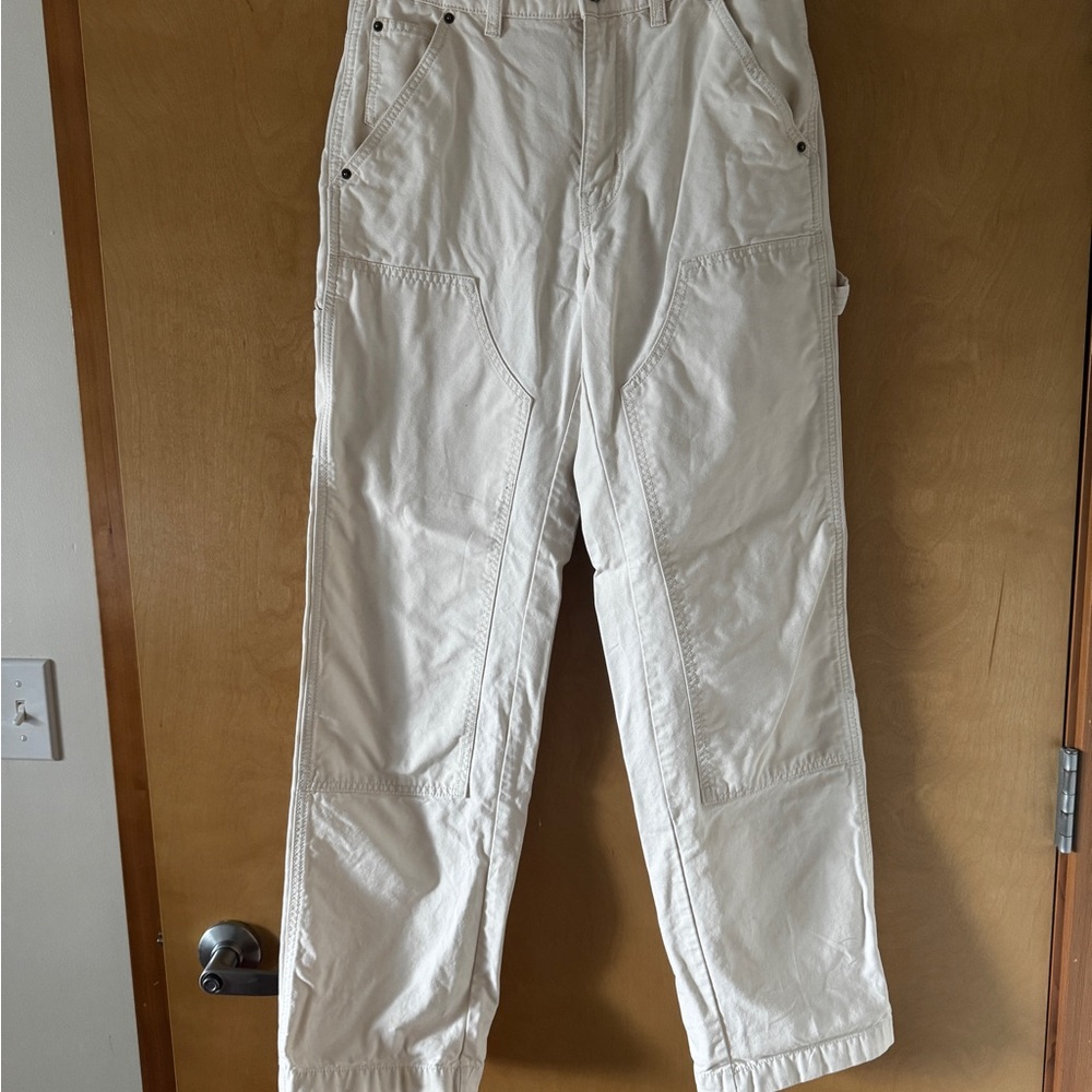BDG Women's Off-White / Cream Cargo Pants